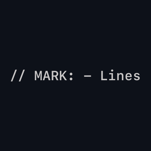 Lines for MARK Comments